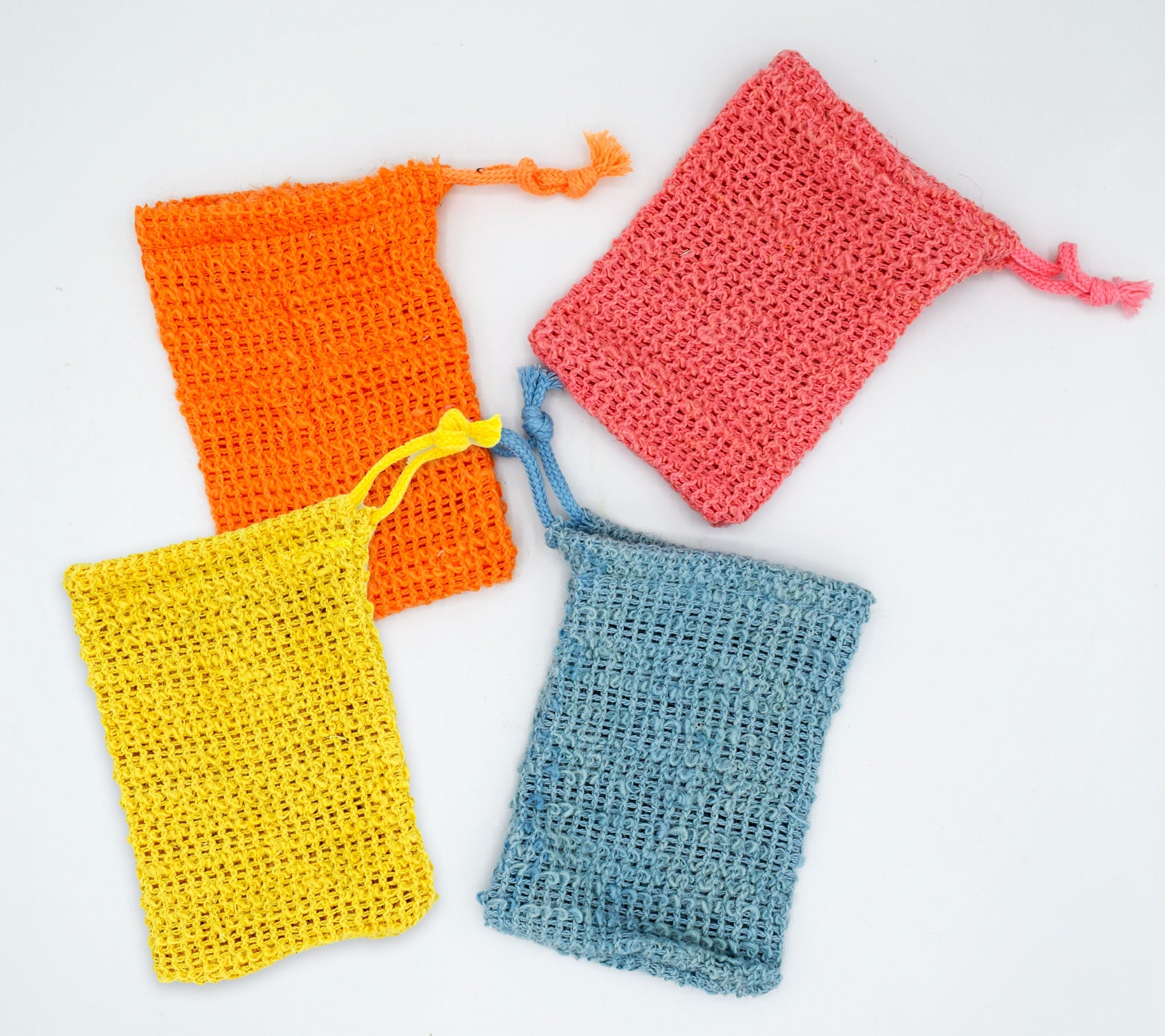Soap Saver Pouch Drawstring Exfoliating Bag For Soap Scraps - Rosetta Creative Boutique